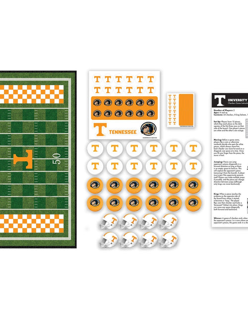 Load image into Gallery viewer, Tennessee Volunteers Checkers Board Game by MasterPieces Puzzle Company INC
