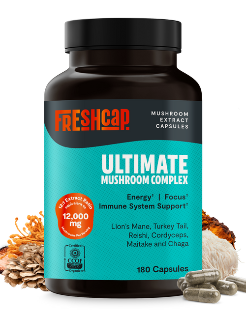 Load image into Gallery viewer, Organic Mushroom Complex Supplement Capsules
