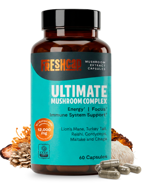 Load image into Gallery viewer, Organic Mushroom Complex Supplement Capsules
