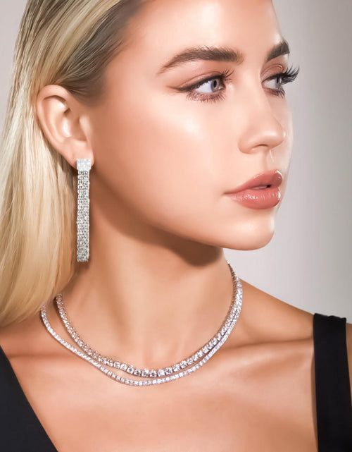 Load image into Gallery viewer, C105W B.Tiff 5mm Tennis Necklace by B.Tiff New York
