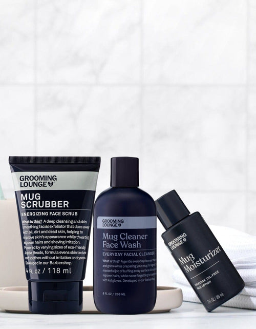 Load image into Gallery viewer, Grooming Lounge Mug Trio Skincare Kit (Save $23) by Grooming Lounge
