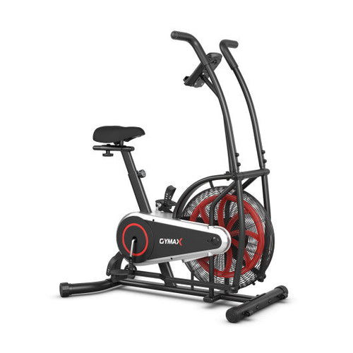 Load image into Gallery viewer, Upright Air Bike with Unlimited Resistance-Black
