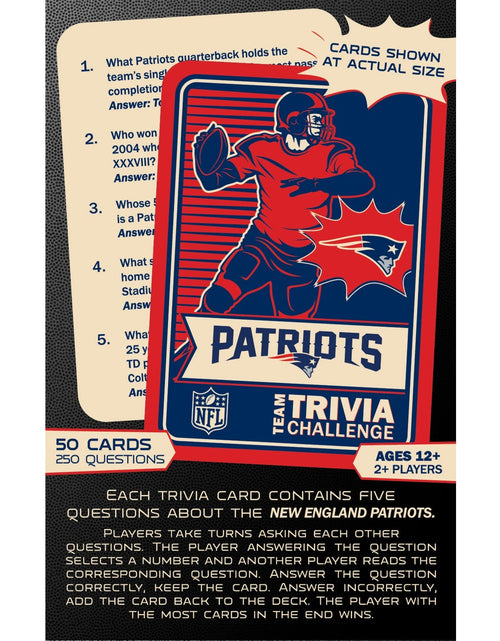 Load image into Gallery viewer, New England Patriots Trivia Challenge by MasterPieces Puzzle Company INC
