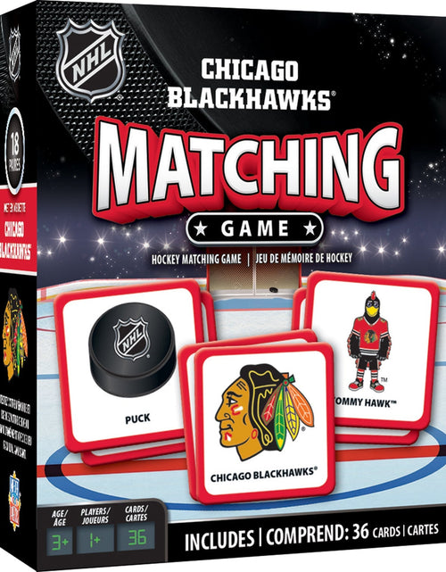 Load image into Gallery viewer, Chicago Blackhawks Matching Game by MasterPieces Puzzle Company INC
