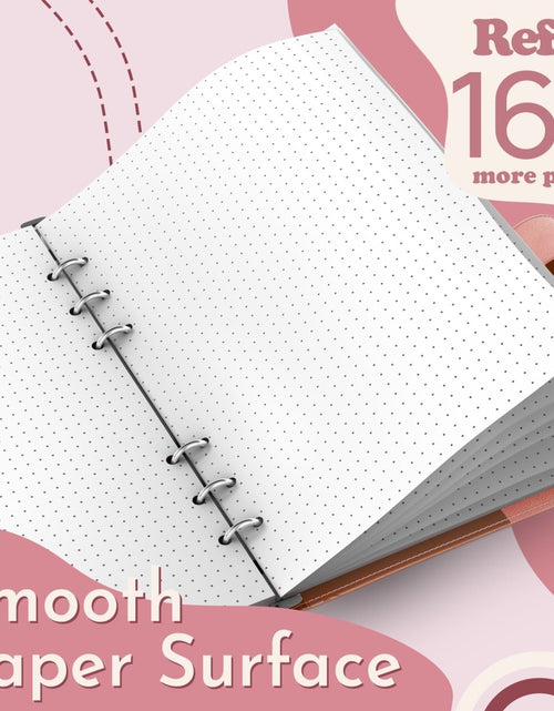 Load image into Gallery viewer, Vegan Leather Organizational Notebook/Journal A5/A6 (3 Paper Options) by Multitasky
