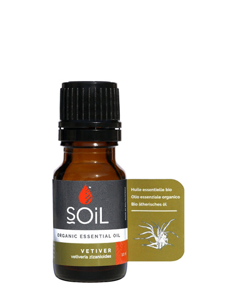 Load image into Gallery viewer, Organic Vetiver Essential Oil (Vetiveria Zizanoides) 10ml by SOiL Organic Aromatherapy and Skincare
