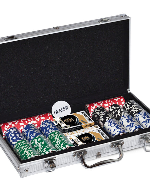 Load image into Gallery viewer, Las Vegas Golden Knights 300 Piece Poker Set by MasterPieces Puzzle Company INC
