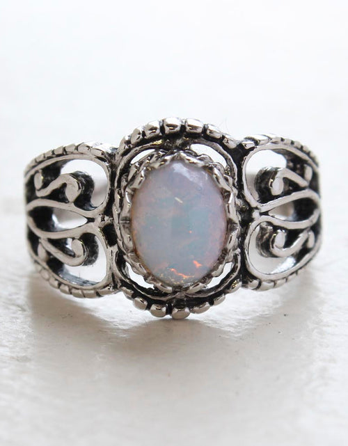 Load image into Gallery viewer, Vintage Jewelry Genuine Jade Ring Antiqued 18kt Yellow Gold Electroplated Made in the USA by PVD Vintage Jewelry
