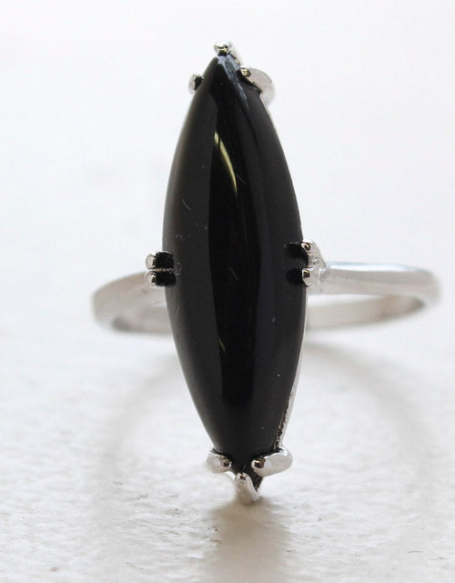 Load image into Gallery viewer, Vintage Genuine Jade Ring 18k Yellow Gold Electroplated Made in the USA by PVD Vintage Jewelry

