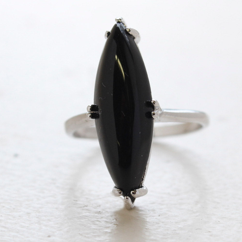 Vintage Genuine Jade Ring 18k Yellow Gold Electroplated Made in the USA by PVD Vintage Jewelry