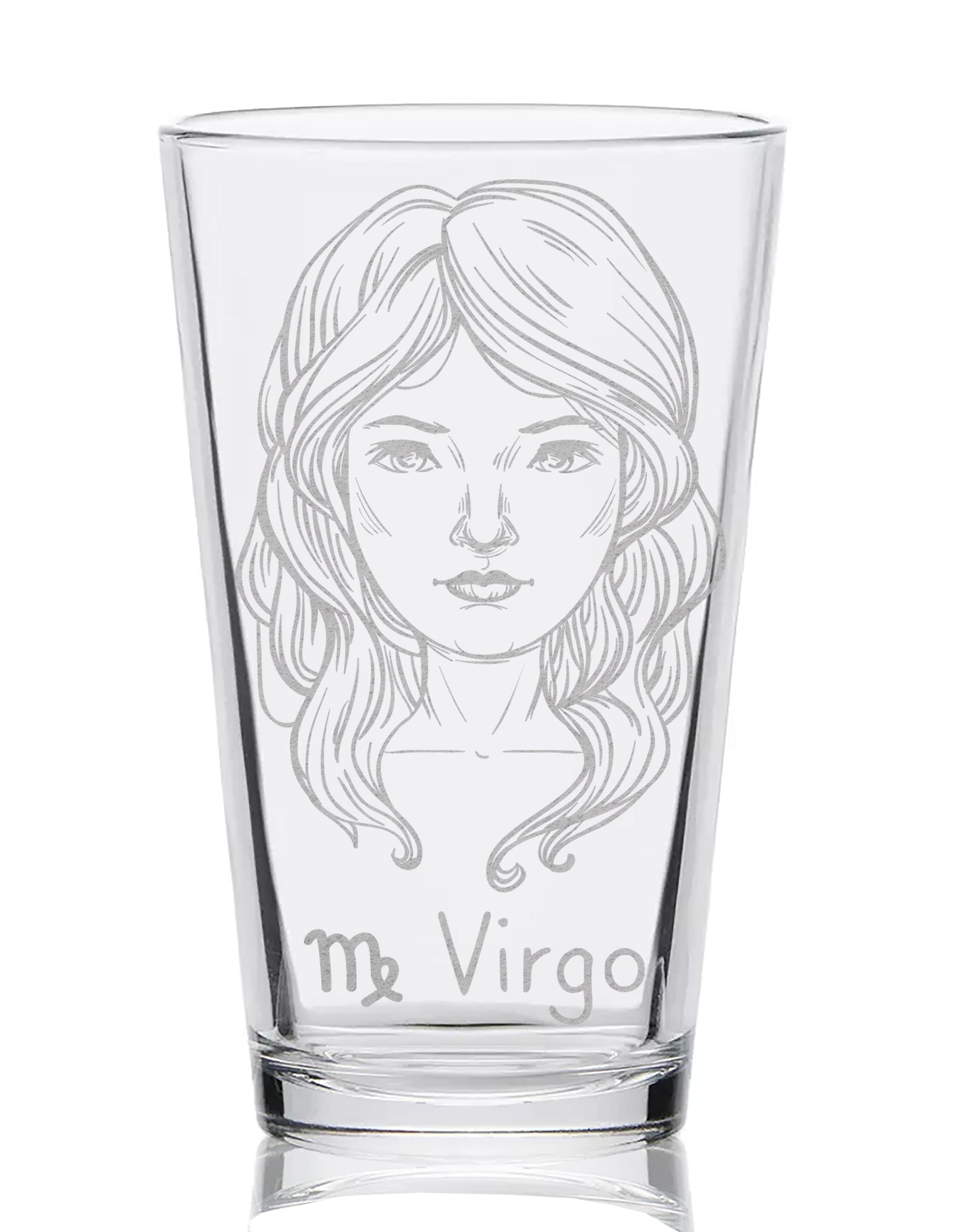 ZODIAC Pint Glasses by LumEngrave