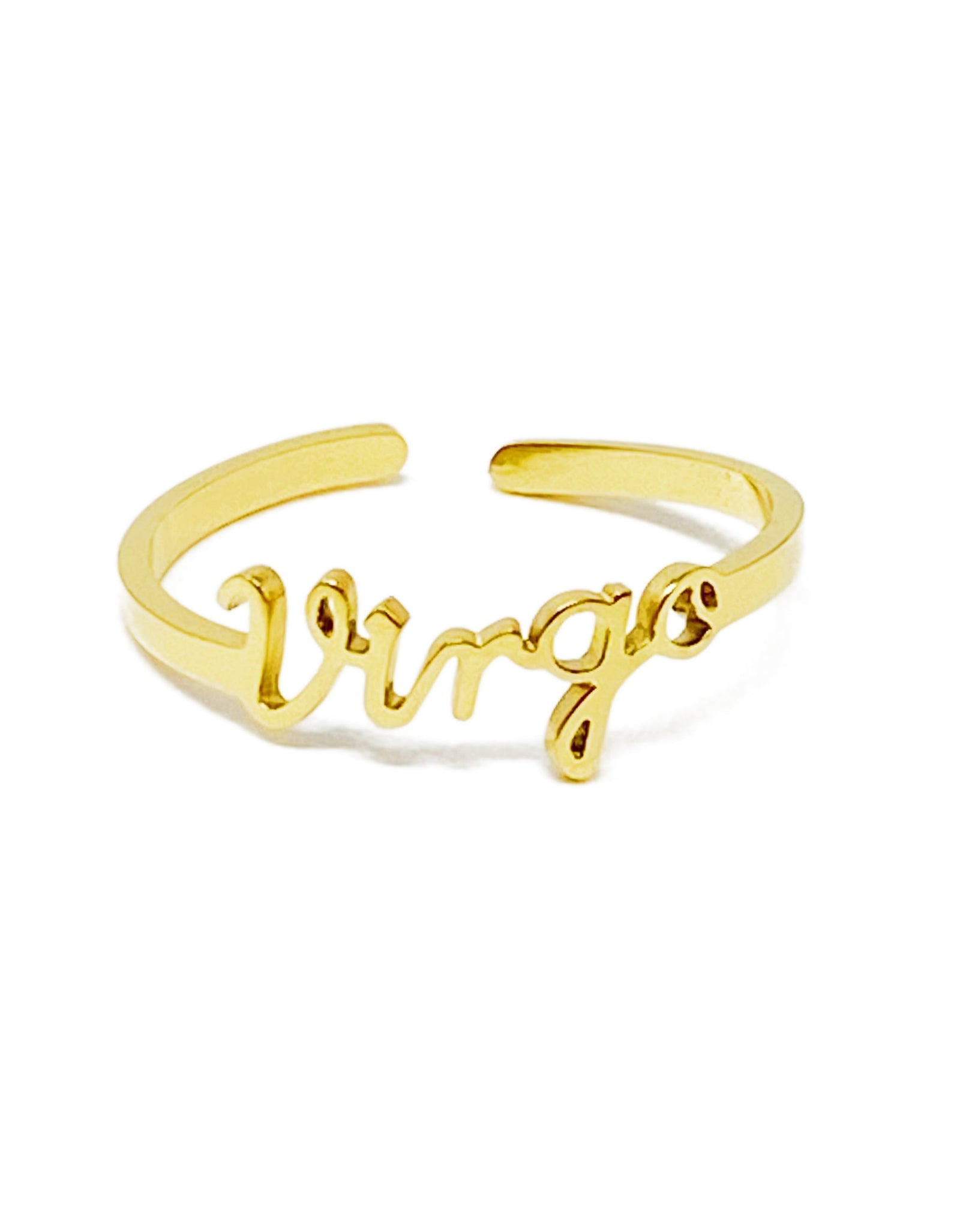 Scripted Zodiac Ring by Ellisonyoung.com
