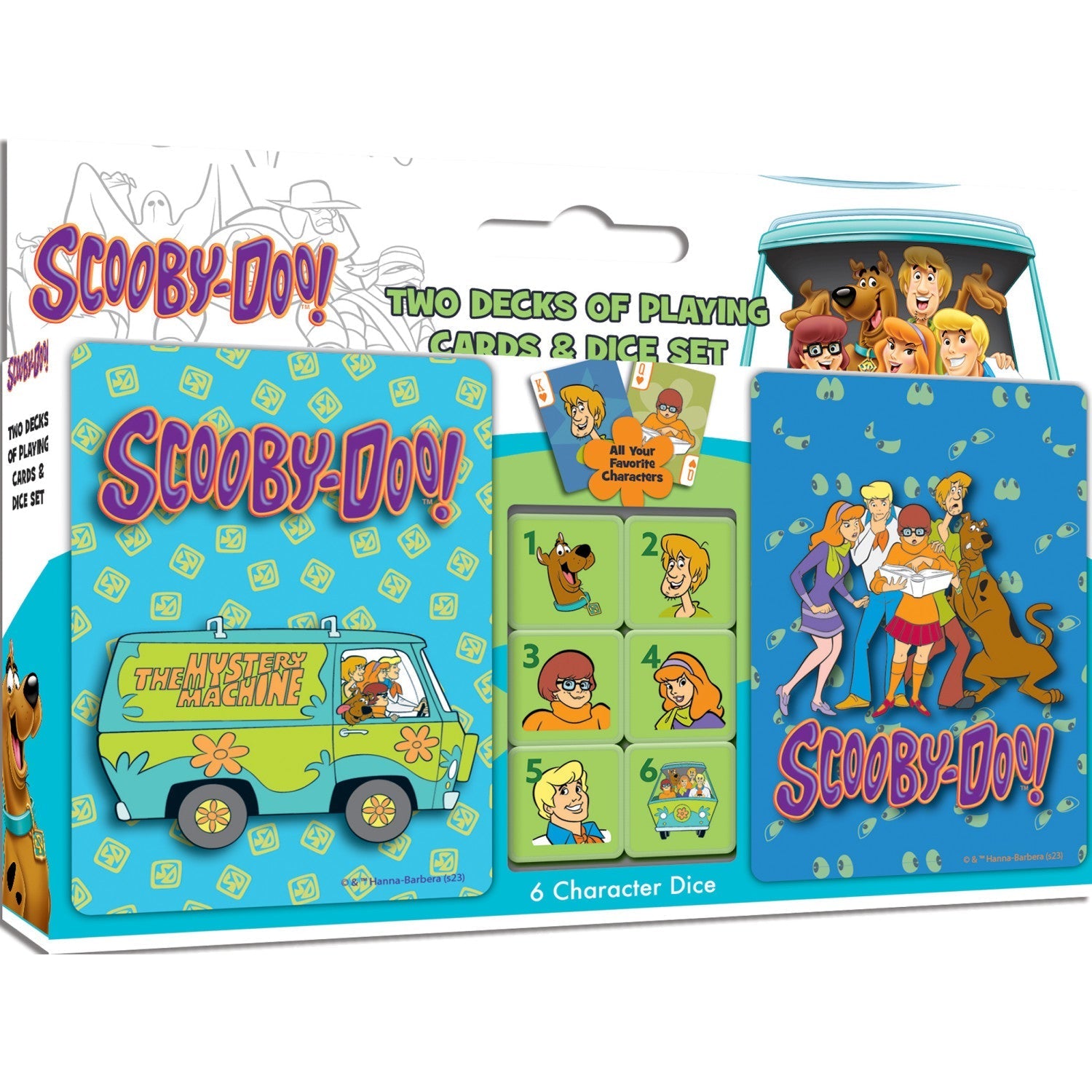 Scooby Doo 2-pack Playing Cards & Dice Set by MasterPieces Puzzle Company INC
