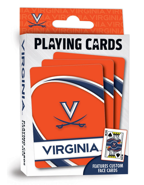 Load image into Gallery viewer, Virginia Cavaliers Playing Cards - 54 Card Deck by MasterPieces Puzzle Company INC
