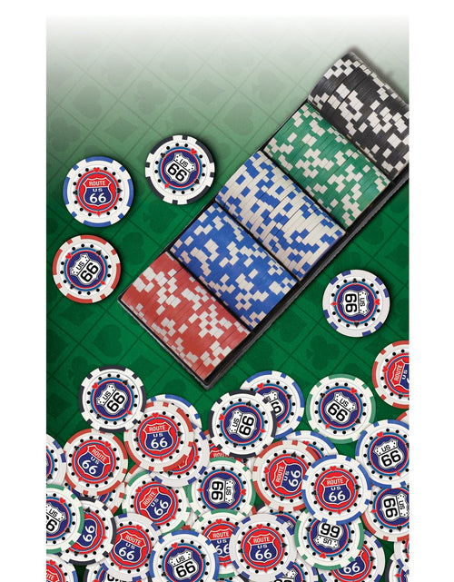 Load image into Gallery viewer, Route 66 100 Piece Poker Chips by MasterPieces Puzzle Company INC
