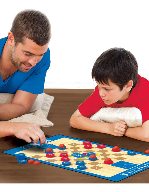 Load image into Gallery viewer, Kansas Jayhawks Checkers Board Game by MasterPieces Puzzle Company INC
