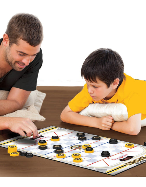 Load image into Gallery viewer, Boston Bruins Checkers Board Game by MasterPieces Puzzle Company INC
