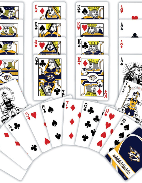 Load image into Gallery viewer, Nashville Predators Playing Cards - 54 Card Deck by MasterPieces Puzzle Company INC
