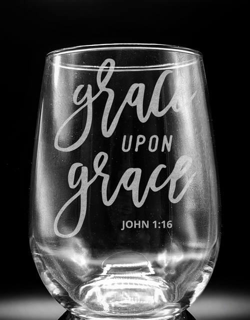 Load image into Gallery viewer, CHRISTIANITY Wine Glasses by LumEngrave
