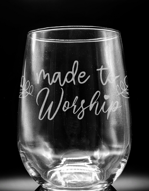 Load image into Gallery viewer, CHRISTIANITY Wine Glasses by LumEngrave
