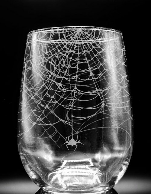 Load image into Gallery viewer, HALLOWEEN Wine Glasses by LumEngrave
