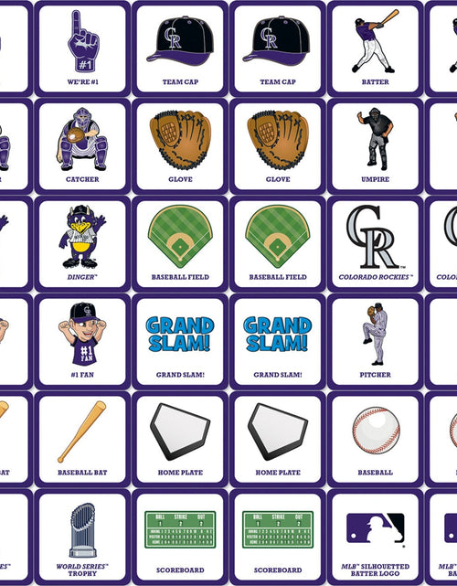 Load image into Gallery viewer, Colorado Rockies Matching Game by MasterPieces Puzzle Company INC
