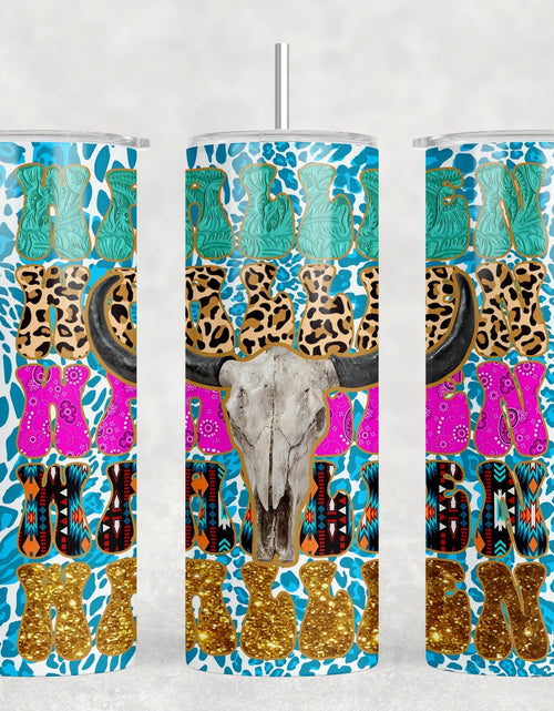 Load image into Gallery viewer, Wallen - 20 oz Steel Skinny Tumbler - Optional Blue Tooth Speaker - Speaker Color will Vary by Rowdy Ridge Co
