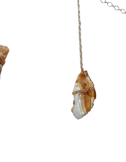 Load image into Gallery viewer, Warm Tonal Healing Crystal Garland by Ariana Ost
