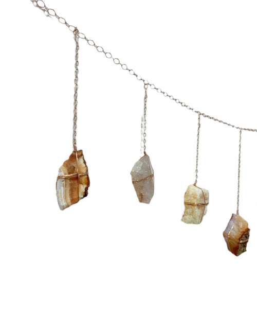 Load image into Gallery viewer, Warm Tonal Healing Crystal Garland by Ariana Ost
