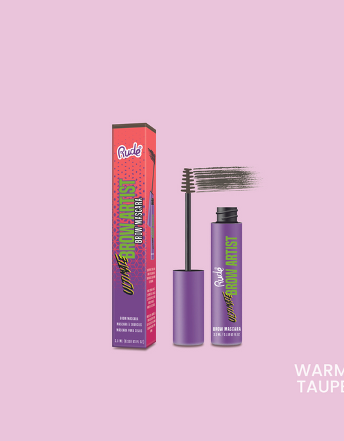 Load image into Gallery viewer, RUDE Ultimate Brow Artist Brow Mascara - Warm Taupe
