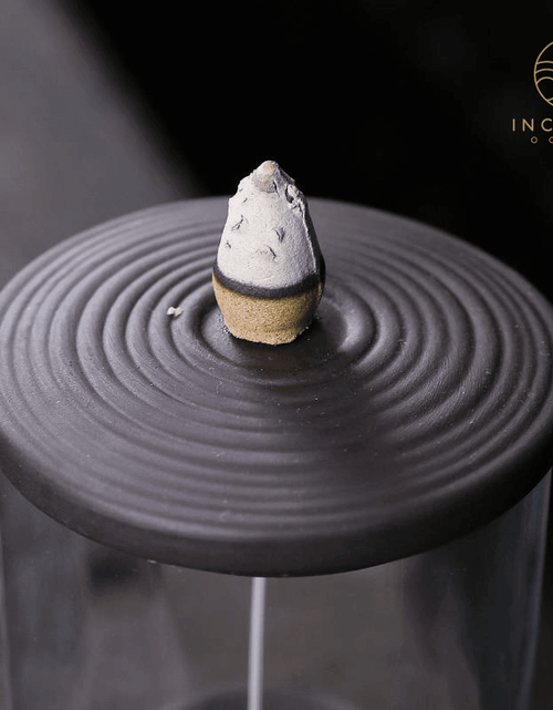 Load image into Gallery viewer, Ceramic Waterfall Incense Burner with Cover by incenseocean
