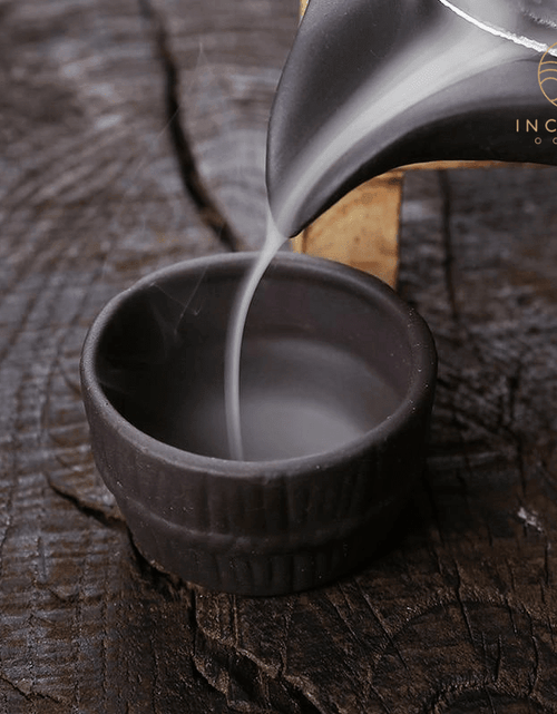 Load image into Gallery viewer, Ceramic Waterfall Incense Burner with Cover by incenseocean
