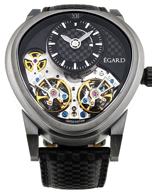 Load image into Gallery viewer, Egard Men's Quantus Carbon Beast Automatic Black Dial Watch - WCH-5065-I0H203 by Balec Group
