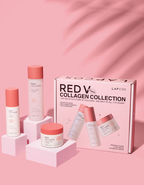 Load image into Gallery viewer, Red Vegan Collagen 3-Step Set by LAPCOS

