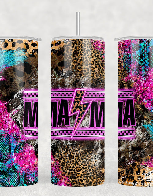 Load image into Gallery viewer, Western Mama - 20 oz Steel Skinny Tumbler - Optional Blue Tooth Speaker - Speaker Color will Vary by Rowdy Ridge Co
