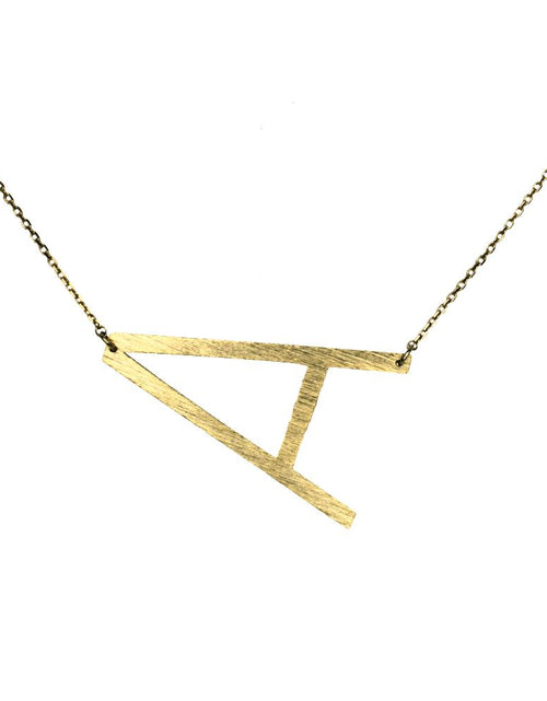 Load image into Gallery viewer, Monogram Collection Initial Necklace by Ellisonyoung.com
