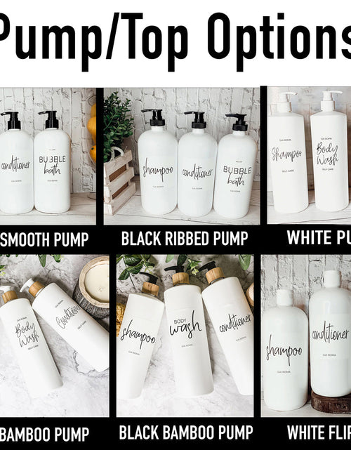 Load image into Gallery viewer, 32oz Plastic White Dispensers by Gia Roma
