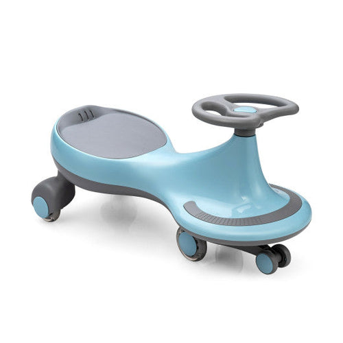 Load image into Gallery viewer, Wiggle Car Ride-on Toy with Flashing Wheels-Blue
