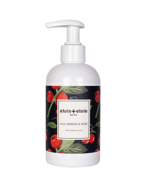 Load image into Gallery viewer, Hand &amp; Body Lotion - Wild Berries &amp; Rose by elvis+elvin
