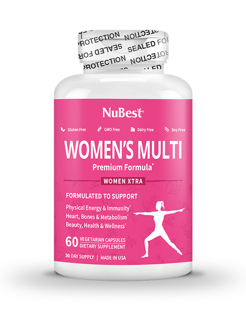 Load image into Gallery viewer, Women's Multi, Women Xtra, Immunity, Energy &amp; Beauty Formula, 60 Vegan Capsules by NuBest Nutrition®
