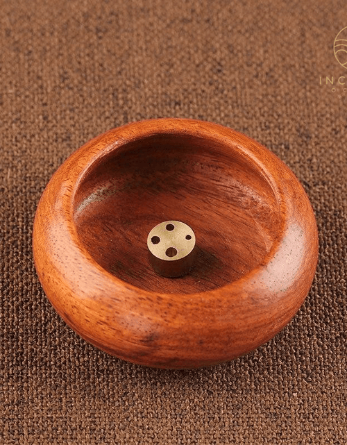 Load image into Gallery viewer, Wooden Incense Holder by incenseocean
