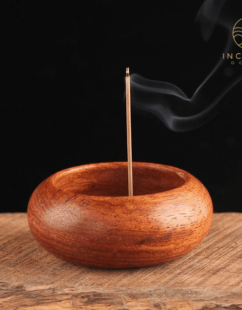 Load image into Gallery viewer, Wooden Incense Holder by incenseocean
