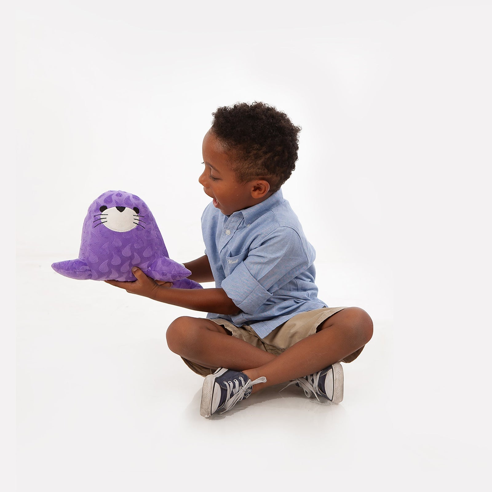 Shui, Spotted Seal Plush Toy by Worldwide Buddies