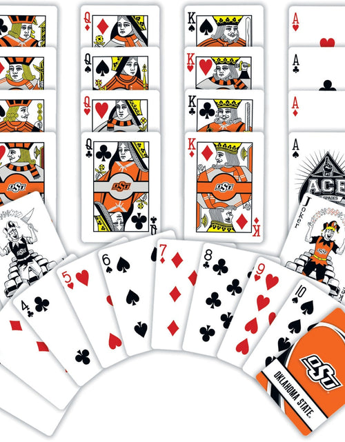 Load image into Gallery viewer, Oklahoma State Cowboys Playing Cards - 54 Card Deck by MasterPieces Puzzle Company INC
