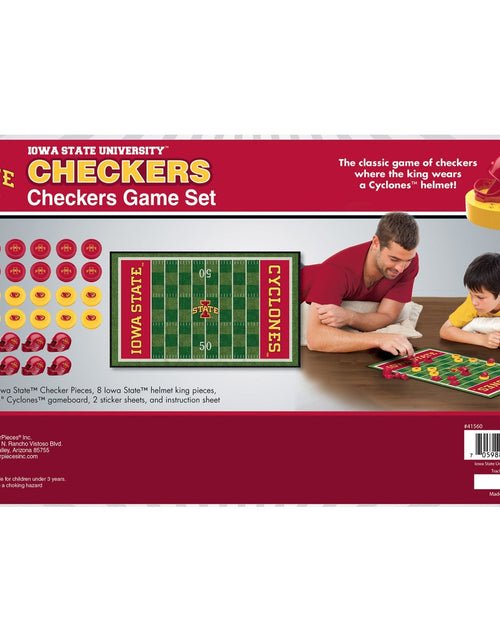 Load image into Gallery viewer, Iowa State Cyclones Checkers Board Game by MasterPieces Puzzle Company INC
