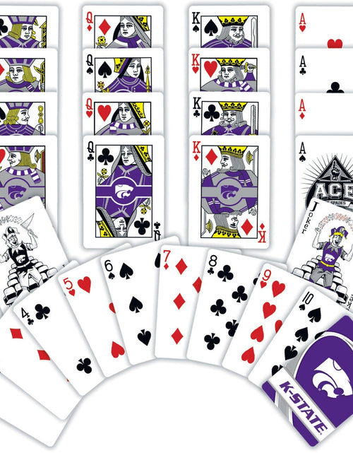 Load image into Gallery viewer, Kansas State Wildcats Playing Cards - 54 Card Deck by MasterPieces Puzzle Company INC
