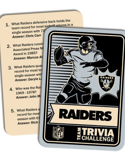 Load image into Gallery viewer, Las Vegas Raiders Trivia Challenge by MasterPieces Puzzle Company INC
