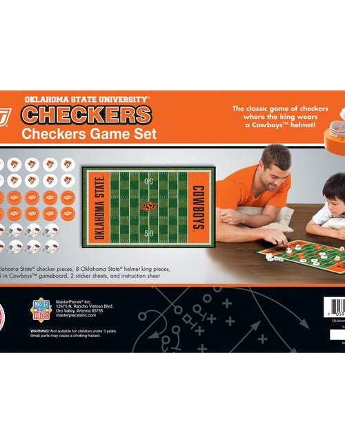 Load image into Gallery viewer, Oklahoma State Cowboys Checkers Board Game by MasterPieces Puzzle Company INC
