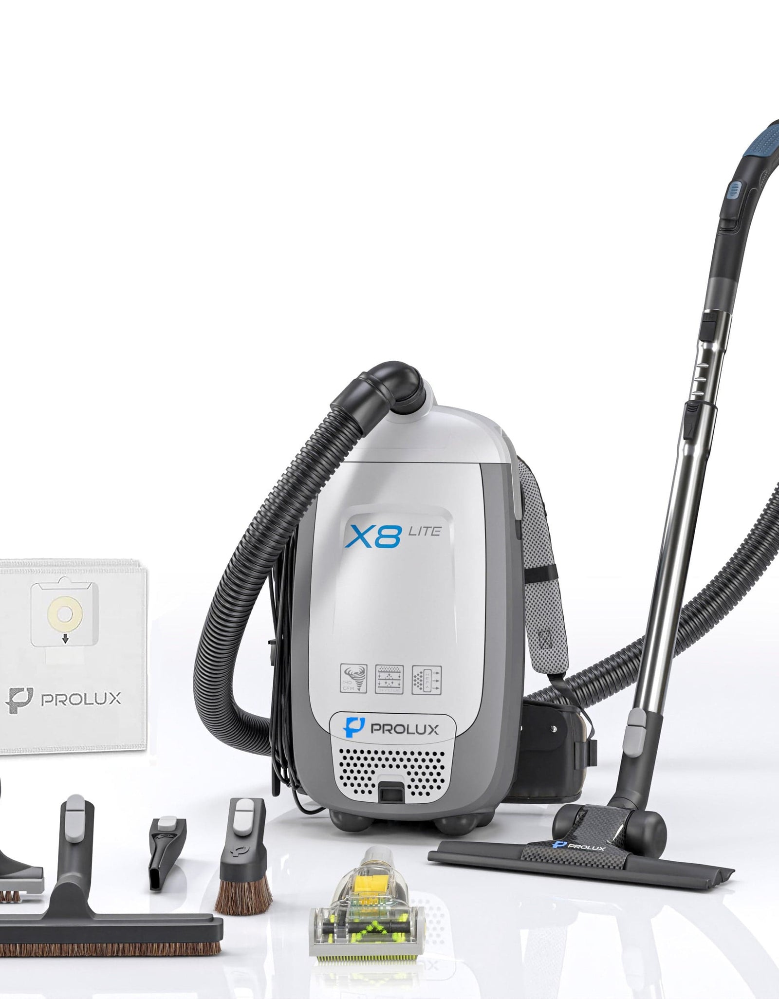 Prolux X8 Lite Backpack Vacuum w/ Premium Tool Kit for Light Commercial Use by Prolux Cleaners