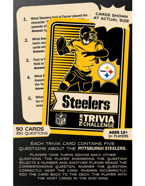 Load image into Gallery viewer, Pittsburgh Steelers Trivia Challenge by MasterPieces Puzzle Company INC
